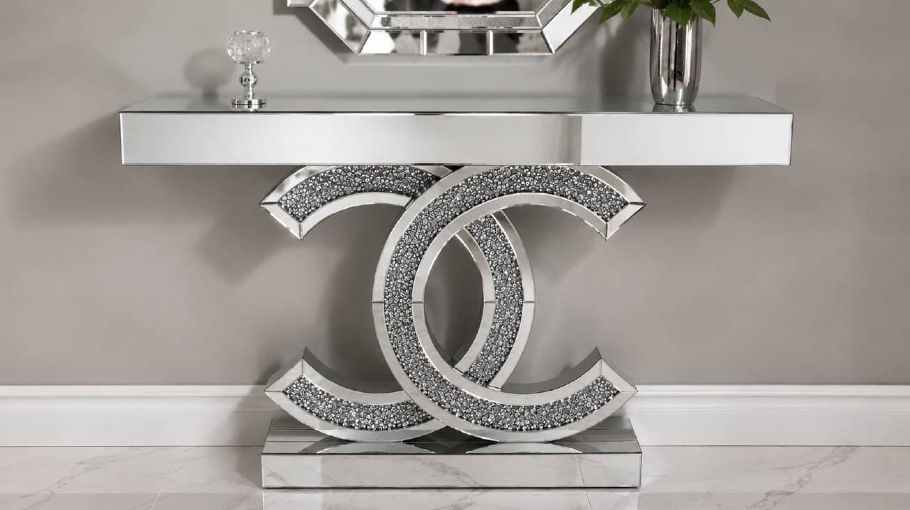 Console Miroir Double C