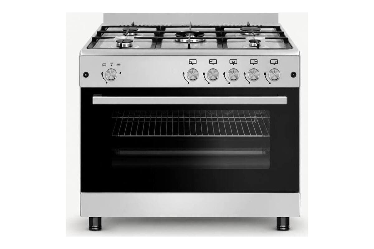 Cuisinière 5 Feux Gaz Inox 304