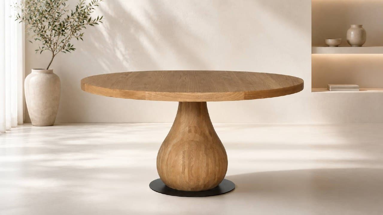 Table Mosaic Bois Massif
