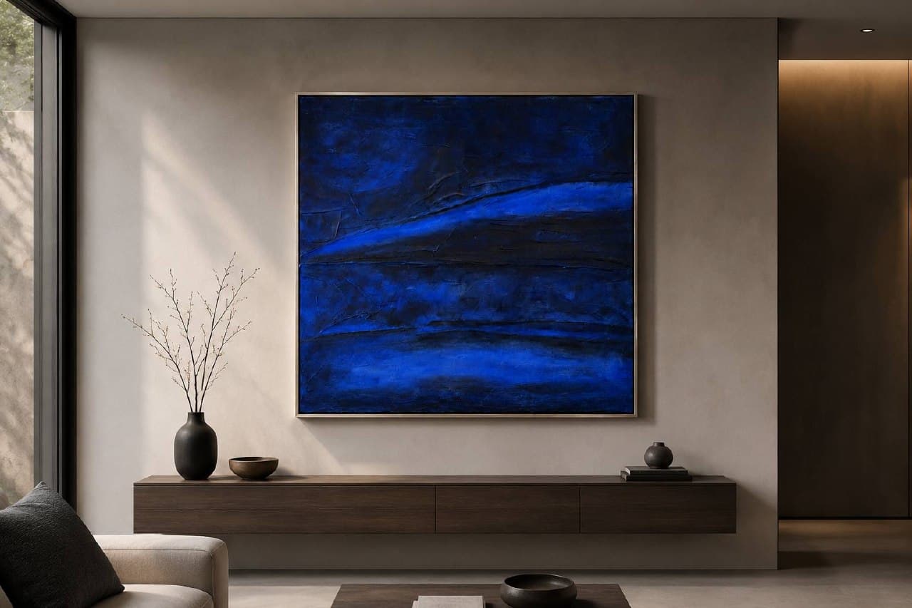 Tableau Abstract Deep Blue