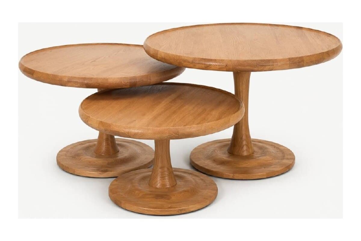 Set de 3 Tables Basses Flore